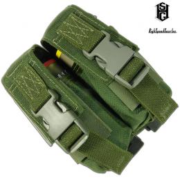 LEM製 グレネードポーチ（ダブル） 陸自迷彩 2個セット LEM製