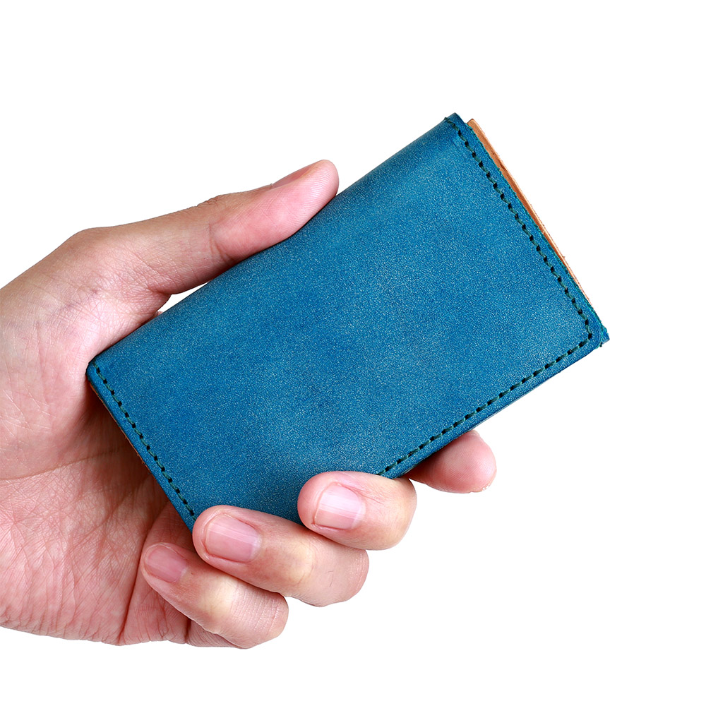 シェノン』(全6色)牛革のみで仕立てたシンプルデザインの名刺入れ 60枚