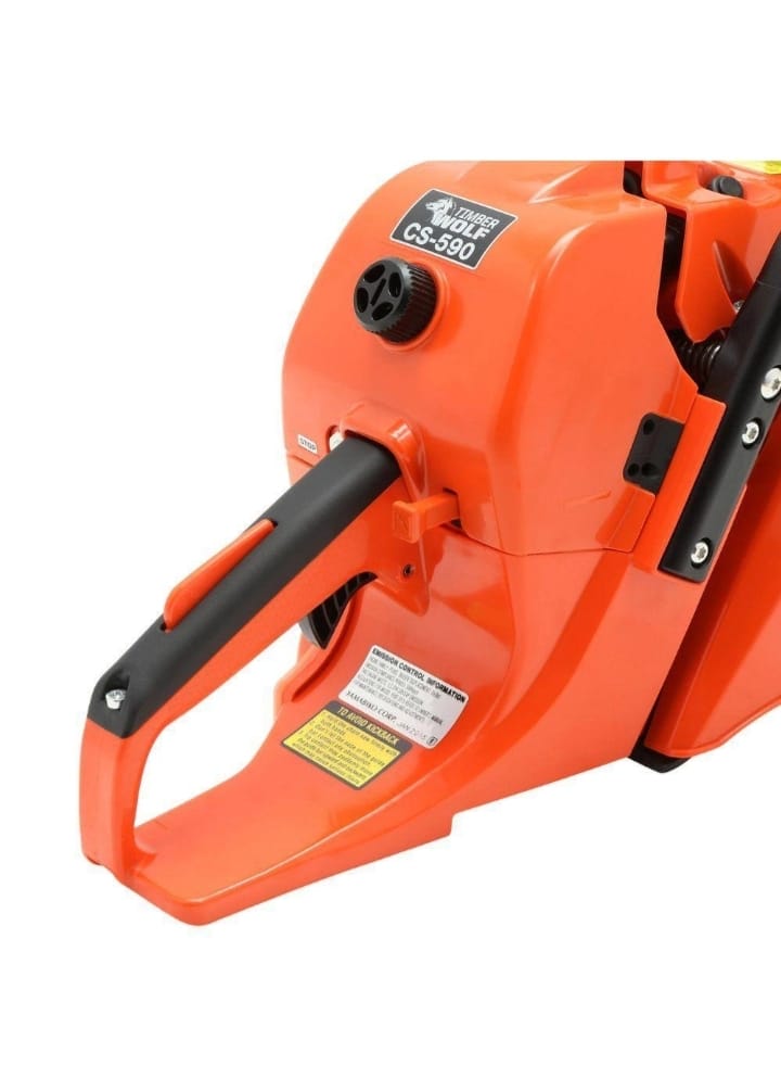 20 in. 59.8 cc Gas 2-Stroke Rear Handle Timber Wolf Chainsaw