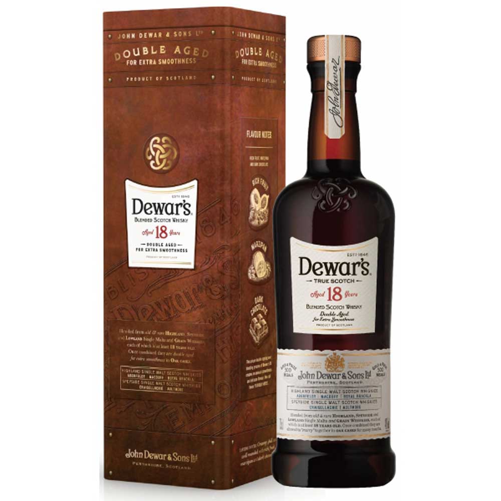 スコッチウイスキー Dewar's(デュワーズ)18年 750ml 3本 – AOYAMA GIFT