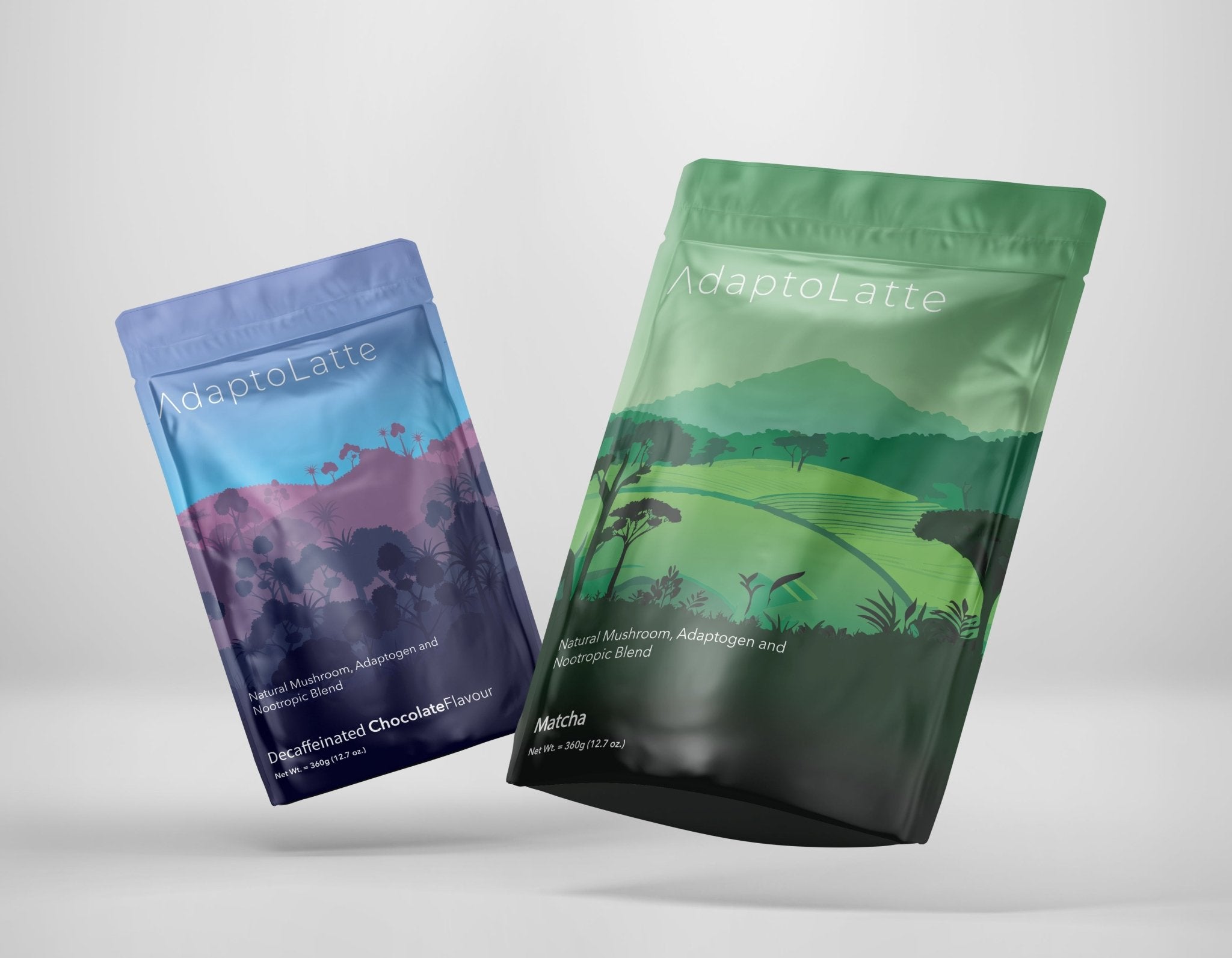 アダプトラテ デカフェ2個＆抹茶2個セット アダプトラテ抹茶+デカフェ