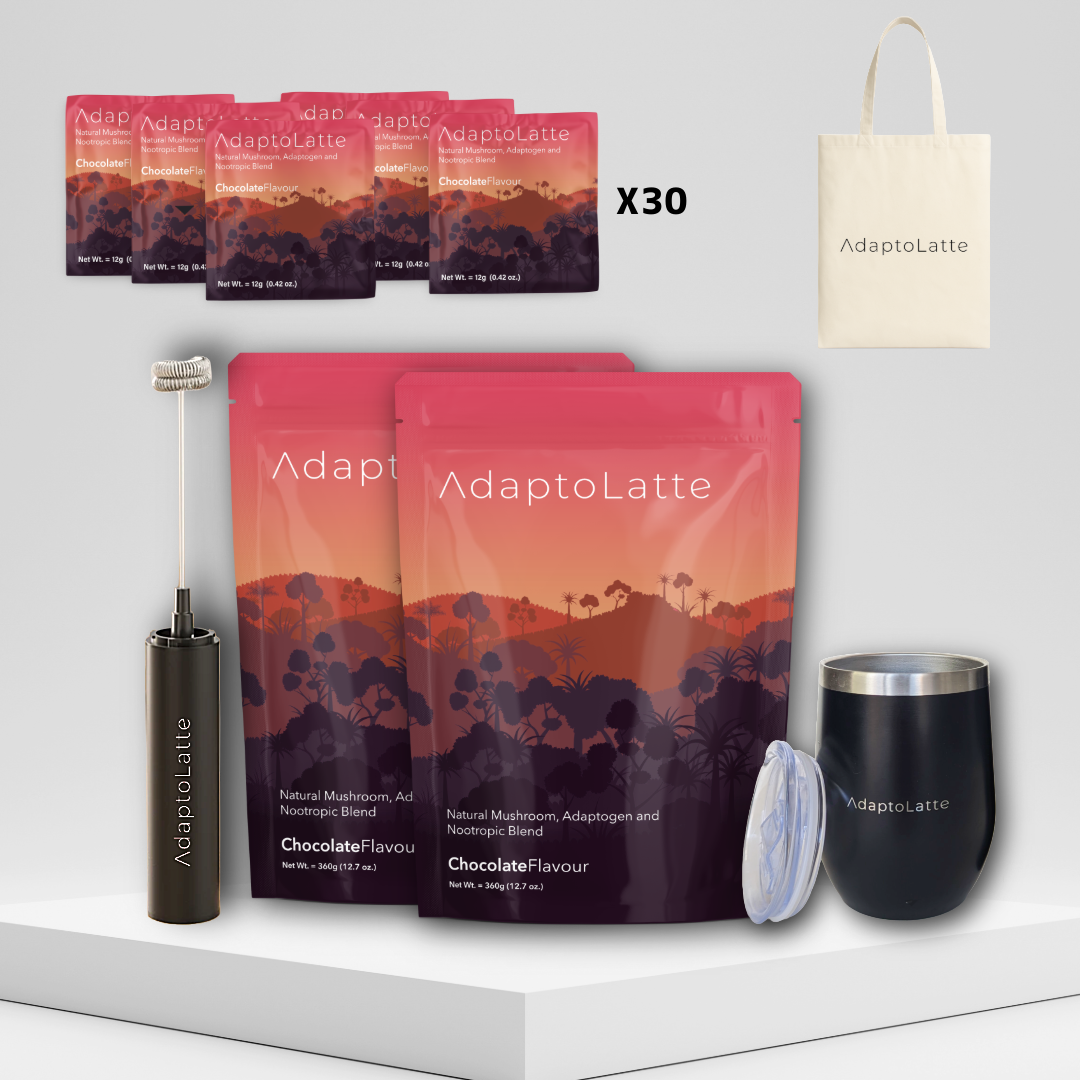 AdaptoLatte 機能性マッシュルームコーヒー アダプトラテ 30杯分✕2
