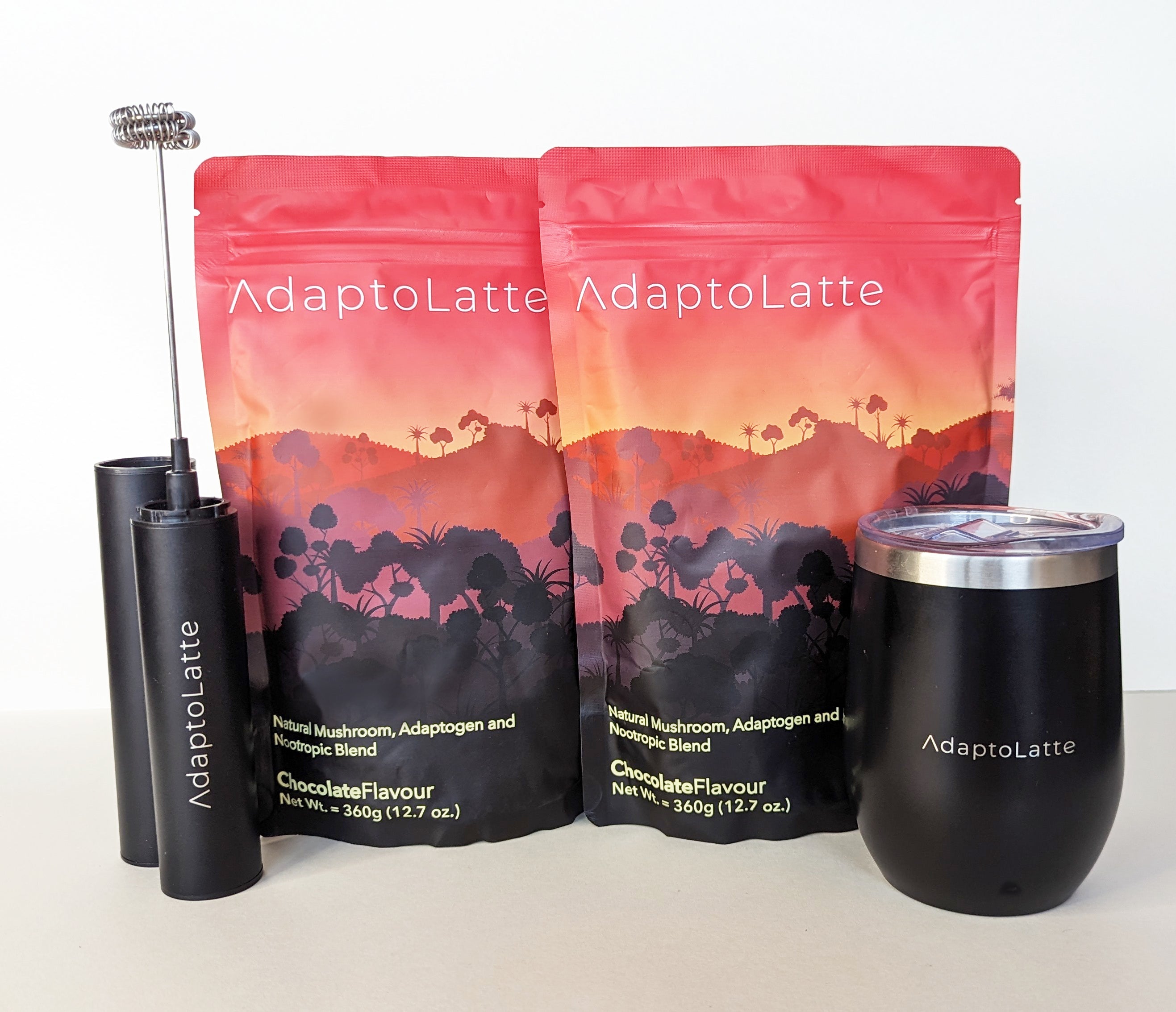 Adaptolatte デカフェチョコレート 360g×2袋 2袋セットAdaptolatte