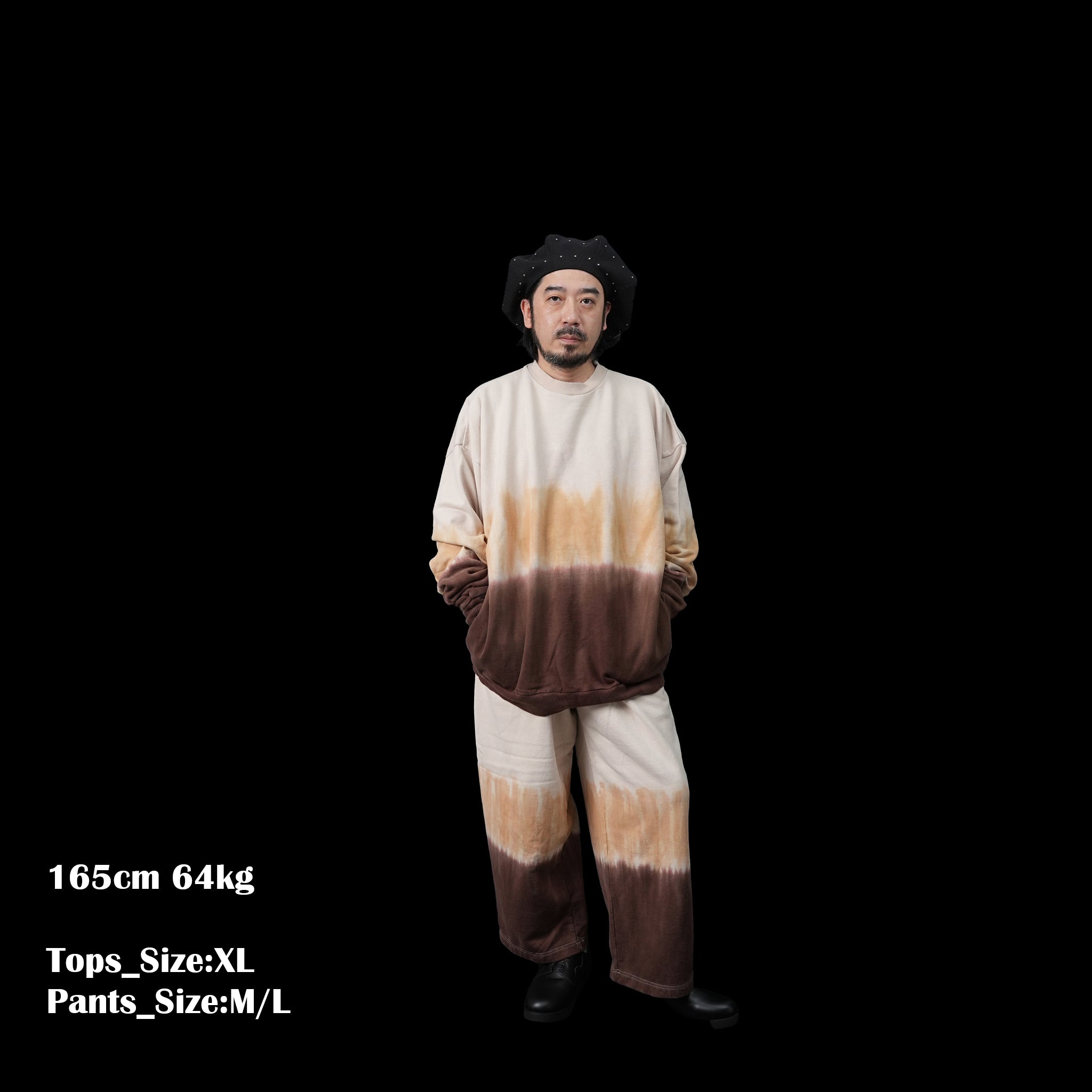 Tiedye Pile Pants | Color:Mix/Coffee【AMBERGLEAM_アンバーグリーム