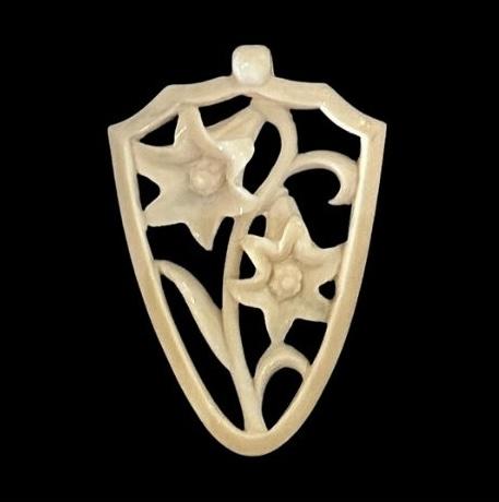 東洋彫刻 小針樹生 妖精 高さ約25cm 共箱 小針 樹生 (象牙彫刻） |