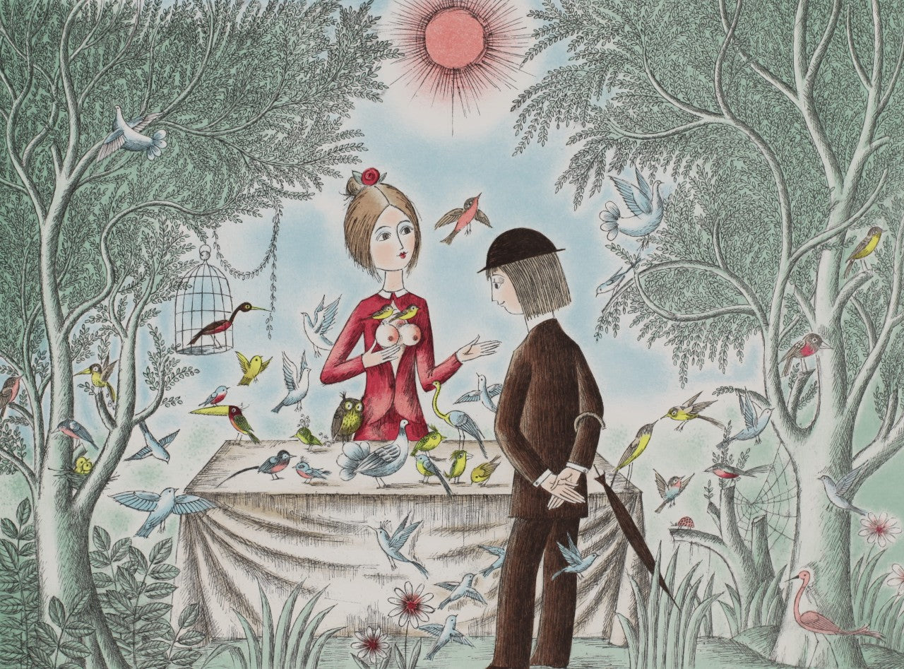 愛の季節 レイモン・ペイネ ダイヤモンド・スクリーニング 版画 【公式