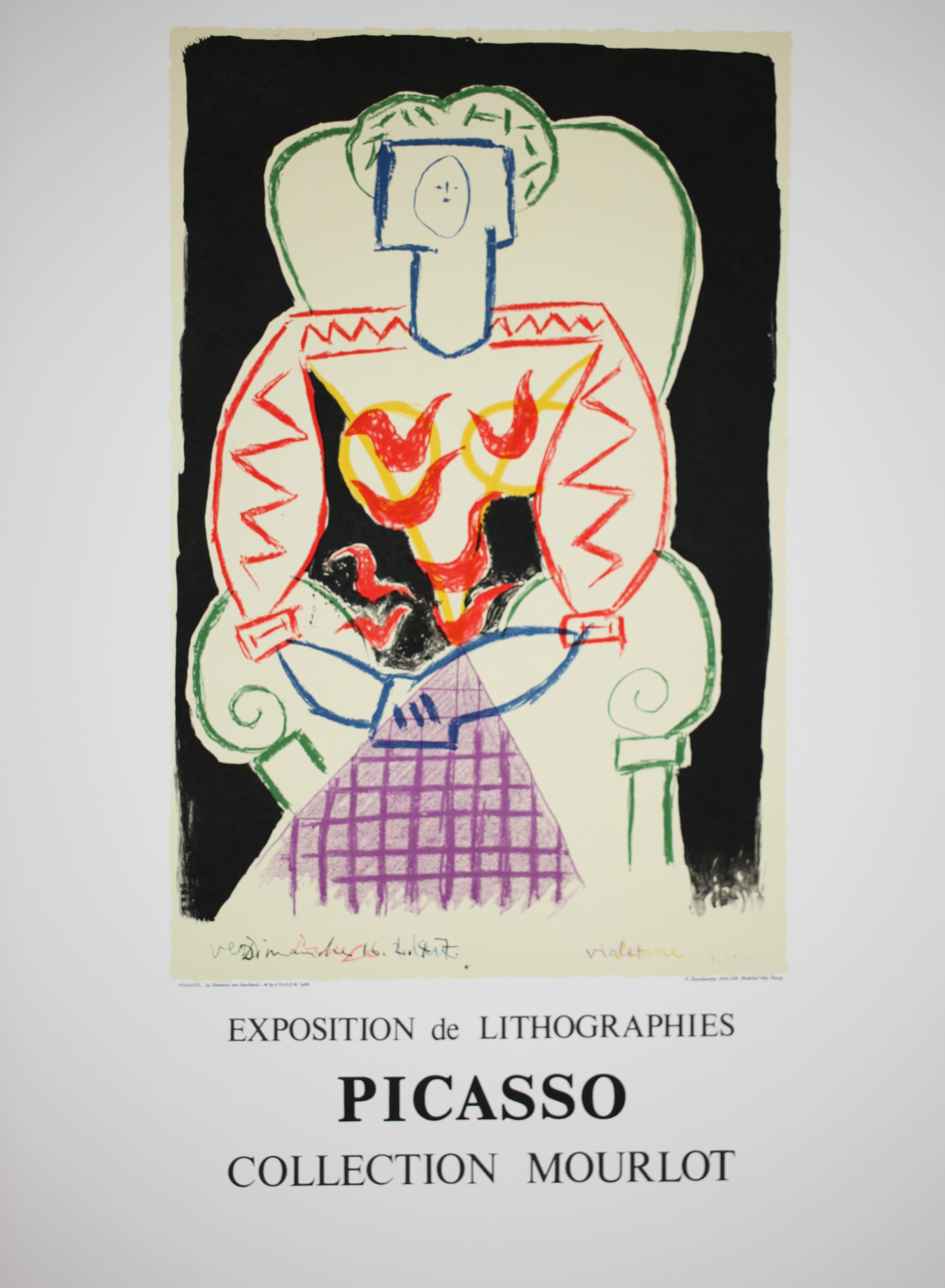 ピカソオリジナルリトグラフポスター