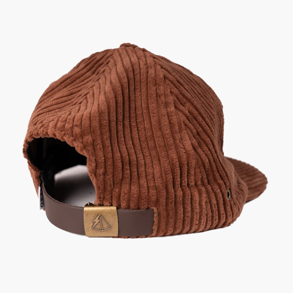 Upward 6-Panel Corduroy Cap - Brown