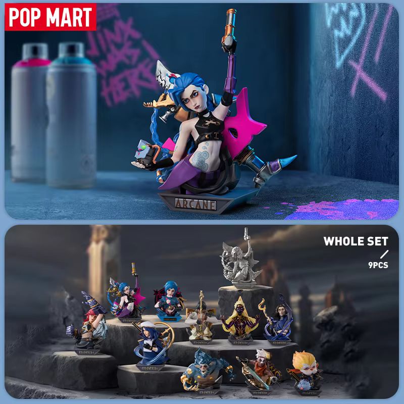 POP MART Arcane Jinx League of Legends: Arcane Series Figures