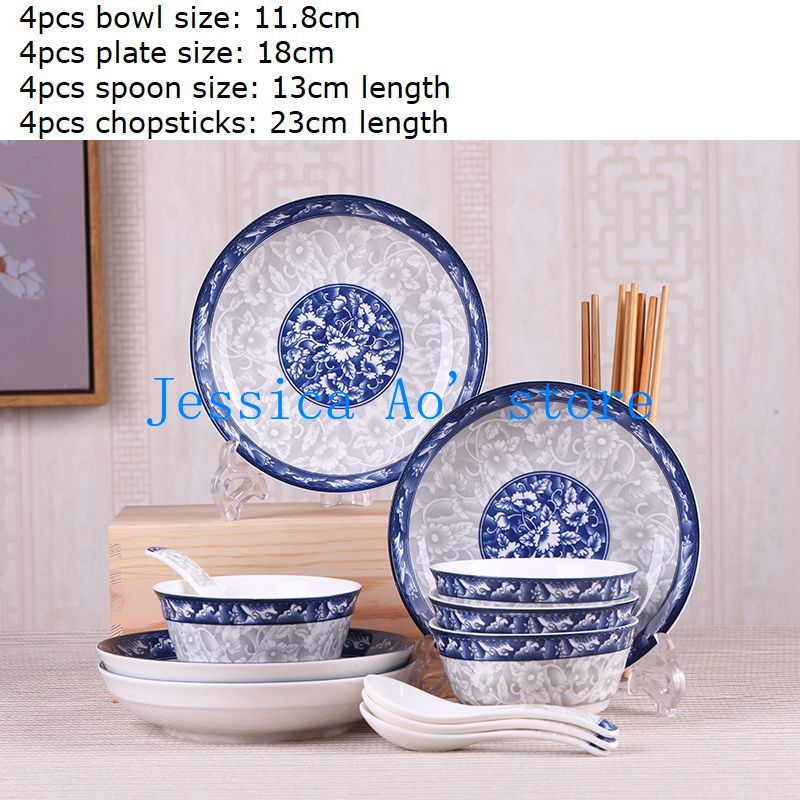 中国 青いドラゴン模様の陶器皿 大皿 中国 青いドラゴン模様の陶器皿