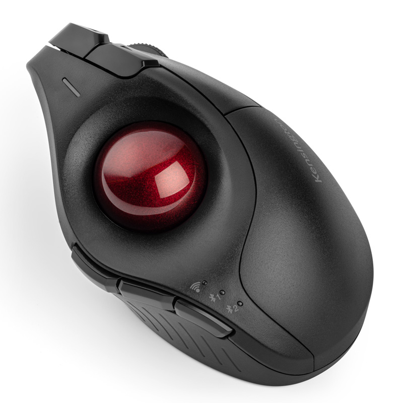 ケンストンプロフィットワイヤレストラックボールマウス、垂直