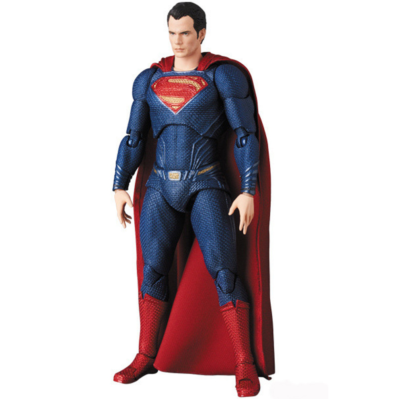 16cm DC Superman MAFEX 057 Justice League Super Man Action Figure