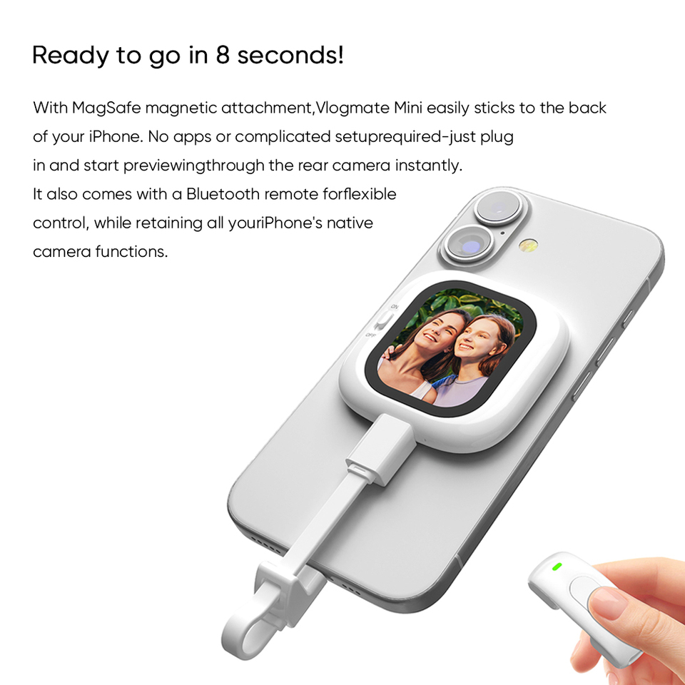 Founist Vlogmate Mini AMOLED Screen Magnetic Selfie Monitor Screen