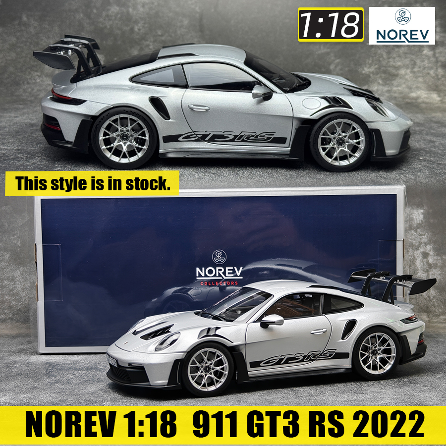 NOREV ダイキャストモデル 1:18 911 GT3 RS 2022 メタルカーモデル静的