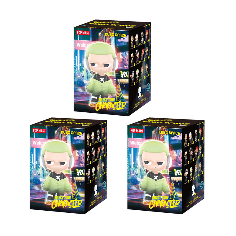 Popmart kuboアクションフィギュアコレクション、キャラクターシリーズ
