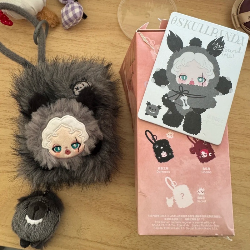 Genuine Popmart Skullpanda You Found Me! Series Plush Mini Bag