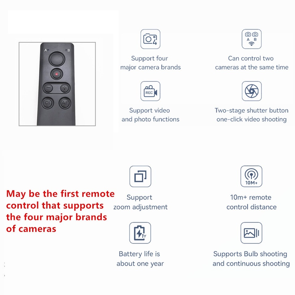 ワイヤレスシャッターリモコン Nikon ZF ZFC Z7II Z6II Z6III Z50 Z5II