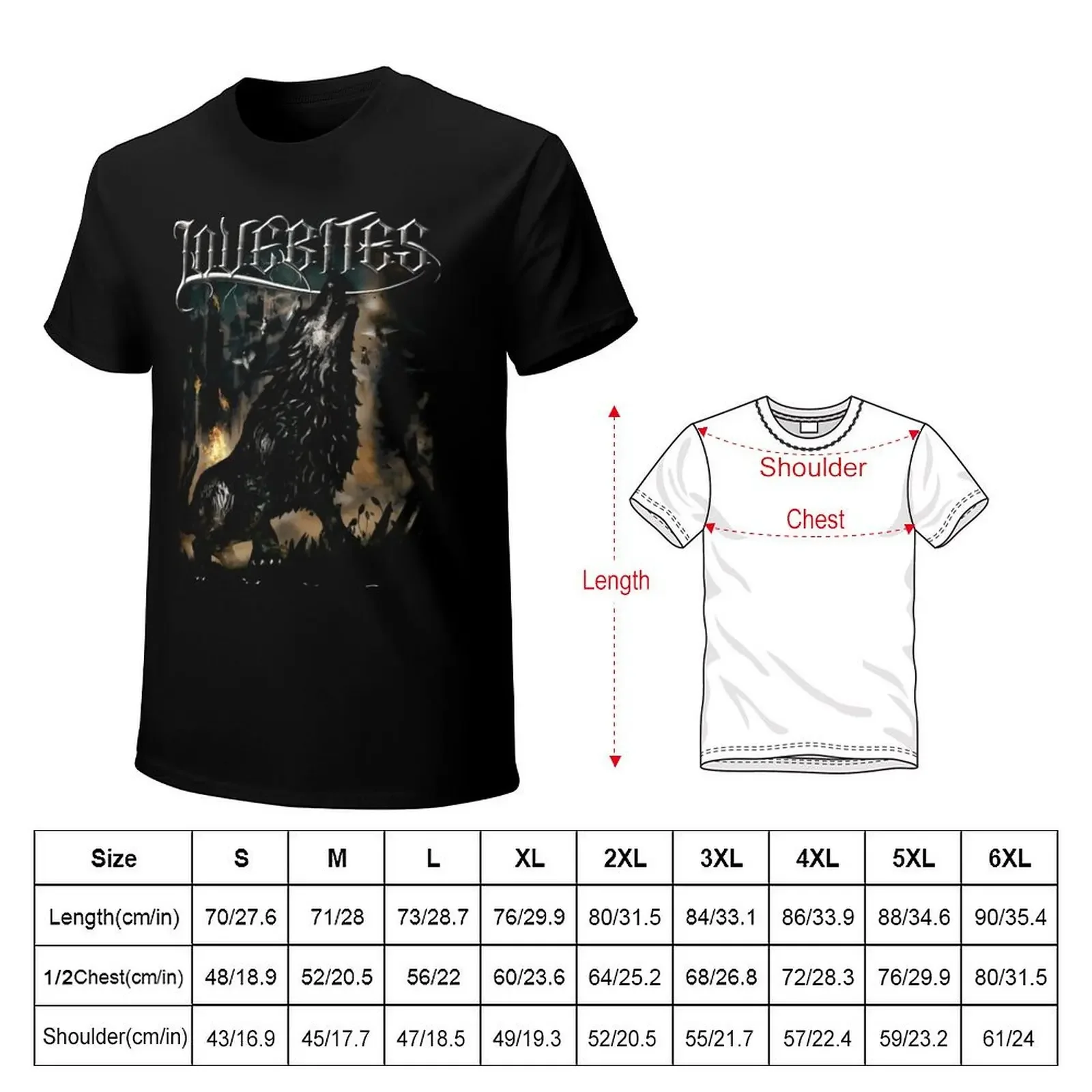 LOVEBITES BAND T-shirt Short sleeve tee anime mens graphic t