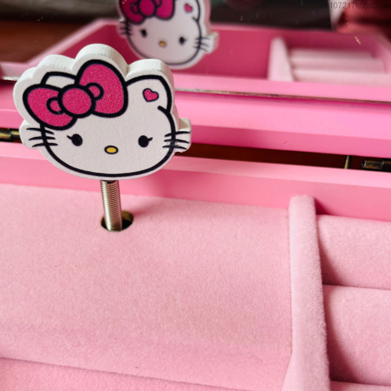 希少レア ハローキティ 木製 ジュエリーケース テンシ モリ クマ 2000