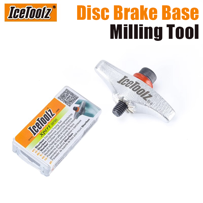 ICETOOLZ Bike Disc Mount Sanding Tool for Erasing the Paint on the