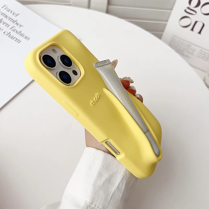 Rhode Phone Case iPhone 11 12 13 14 15 16 Pro Max Plus Lipstick