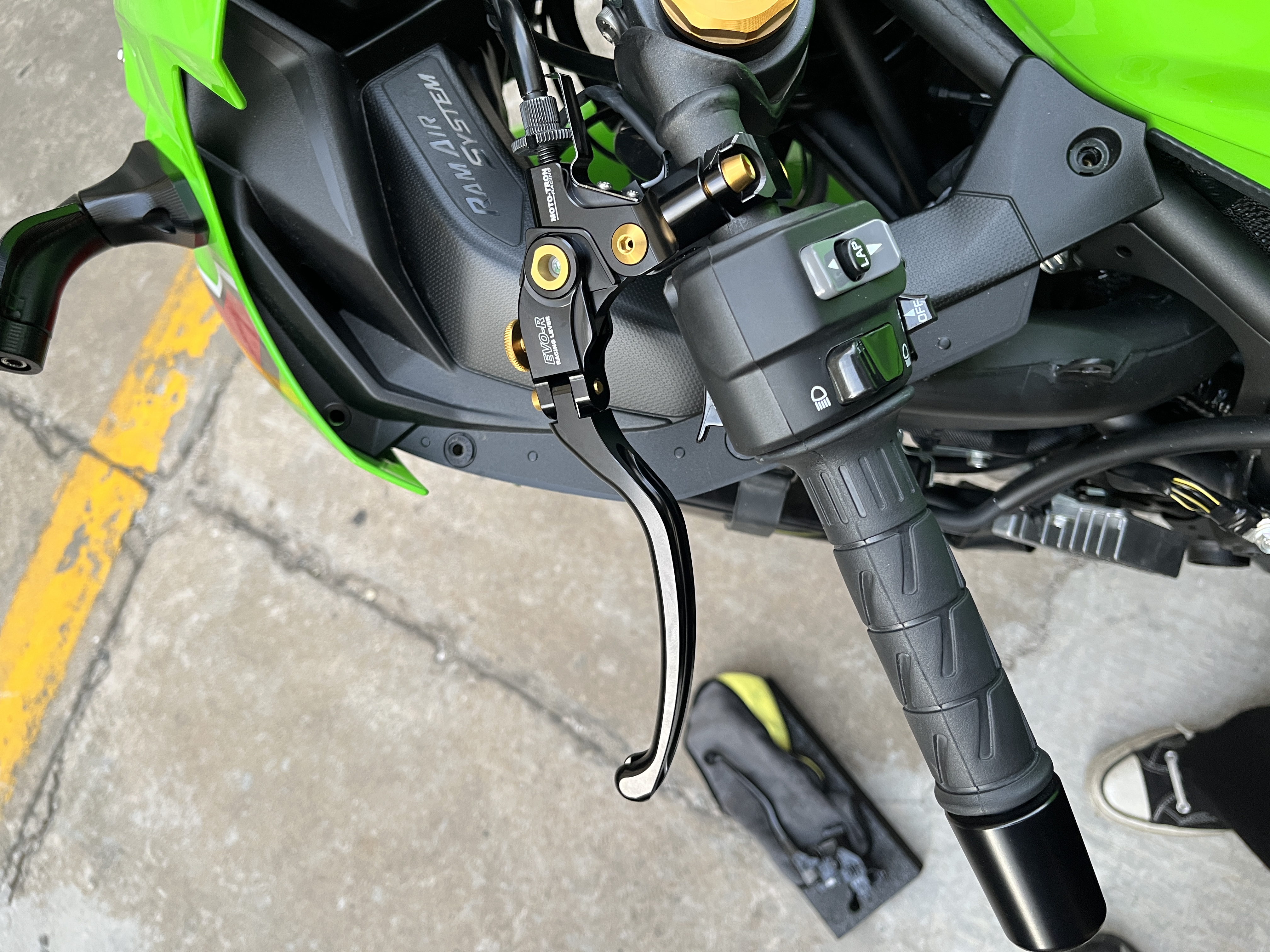 Motorcycle Pull line labor-saving clutch brake lever EVO-R For