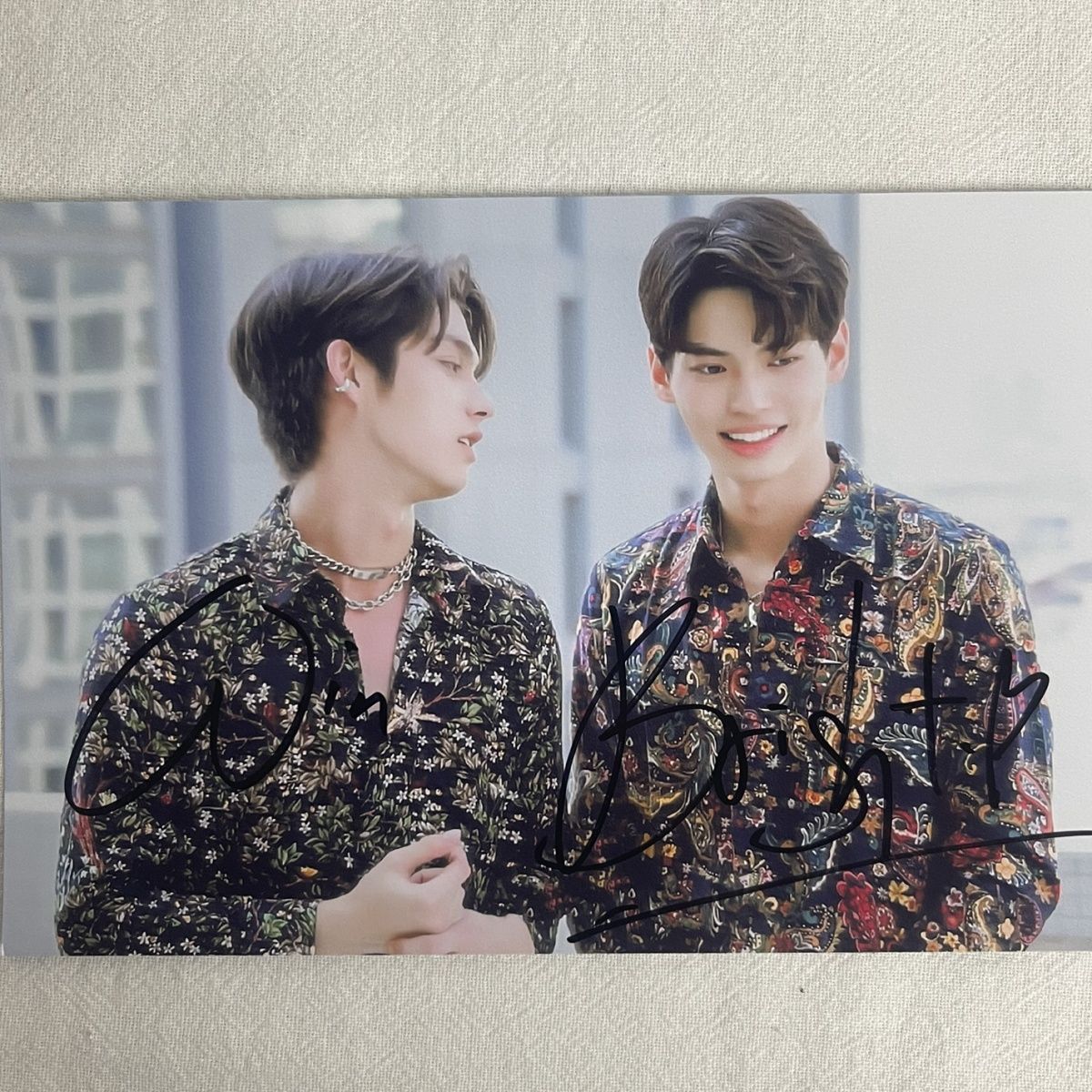 brightwin 直筆メッセージカードサイン brightwin F4 brightwin 直筆