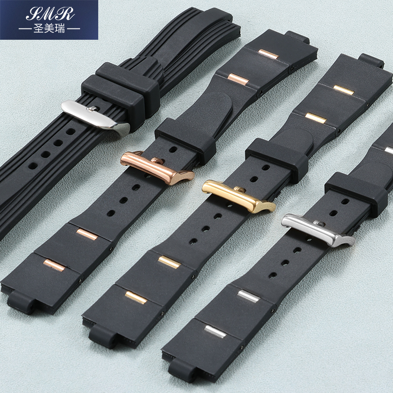 ブルガリ ディアゴノ ラバー時計ストラップ凸面インターフェイス 24