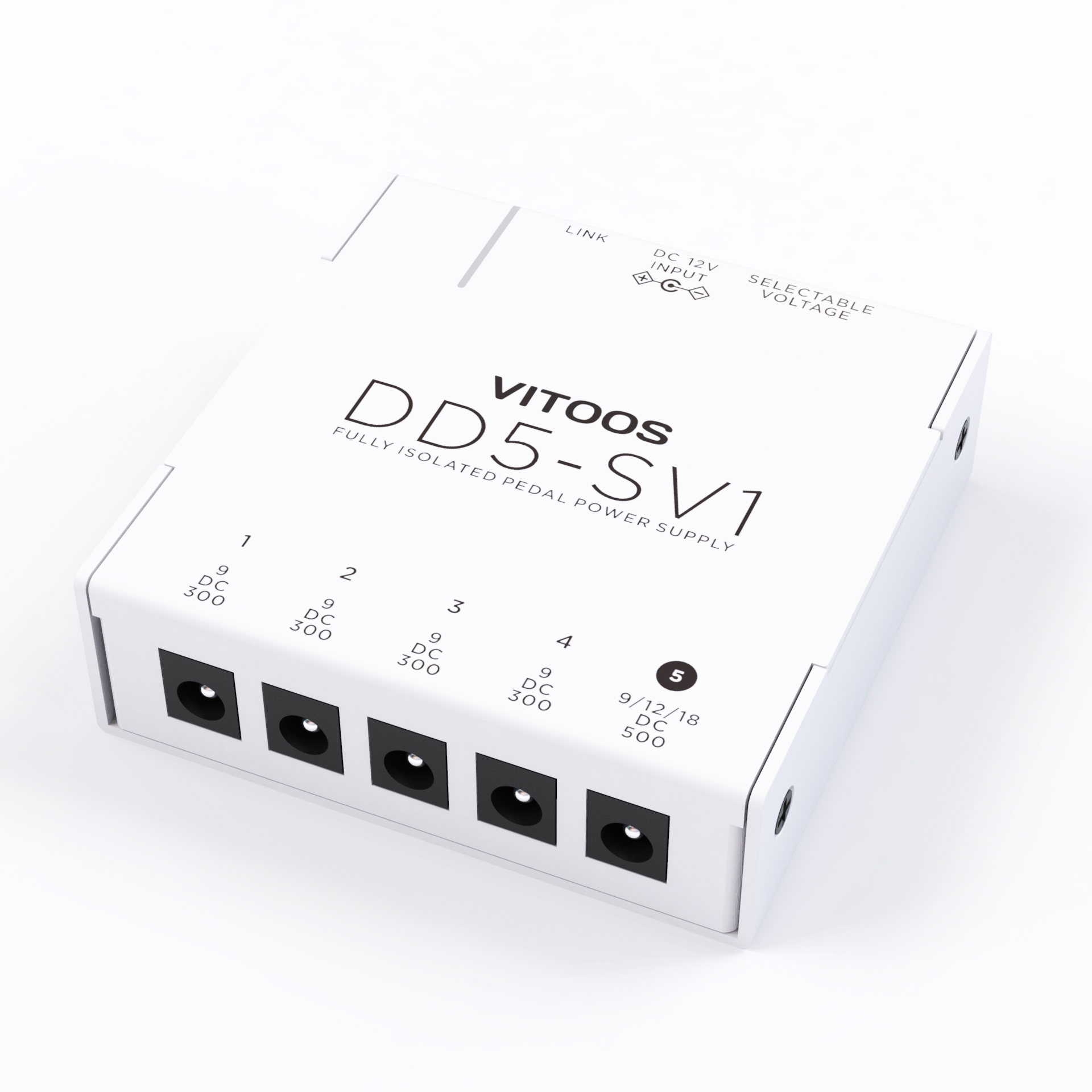 Vitoos DD5 パワーサプライ 6出力 VITOOS DD5-SV1 effect pedal power