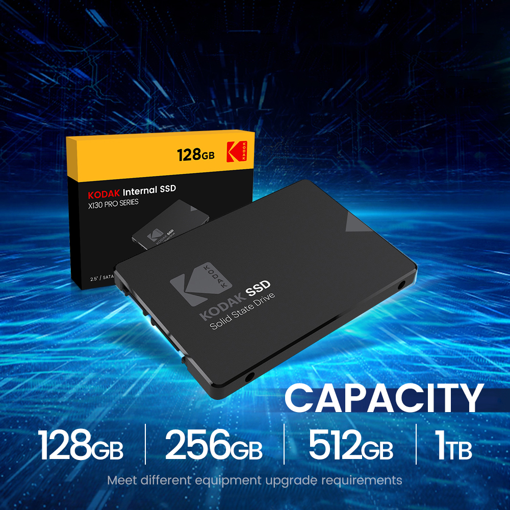 Kodak SSD Hard Disk 128GB 256GB 512GB 1TB SATA III 2.5 inch