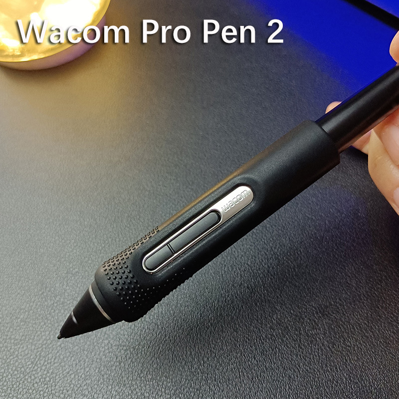 Wacom pro Pen 2 (KP-504E) スタイラス用のカラーペングリップ、描画