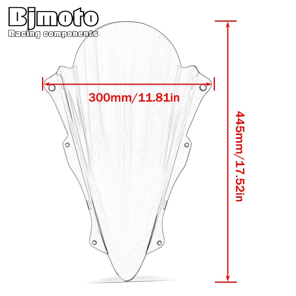 カワサキ用ウィンドスクリーンデフレクターシールド,zx4r,zx25r,zx4rr