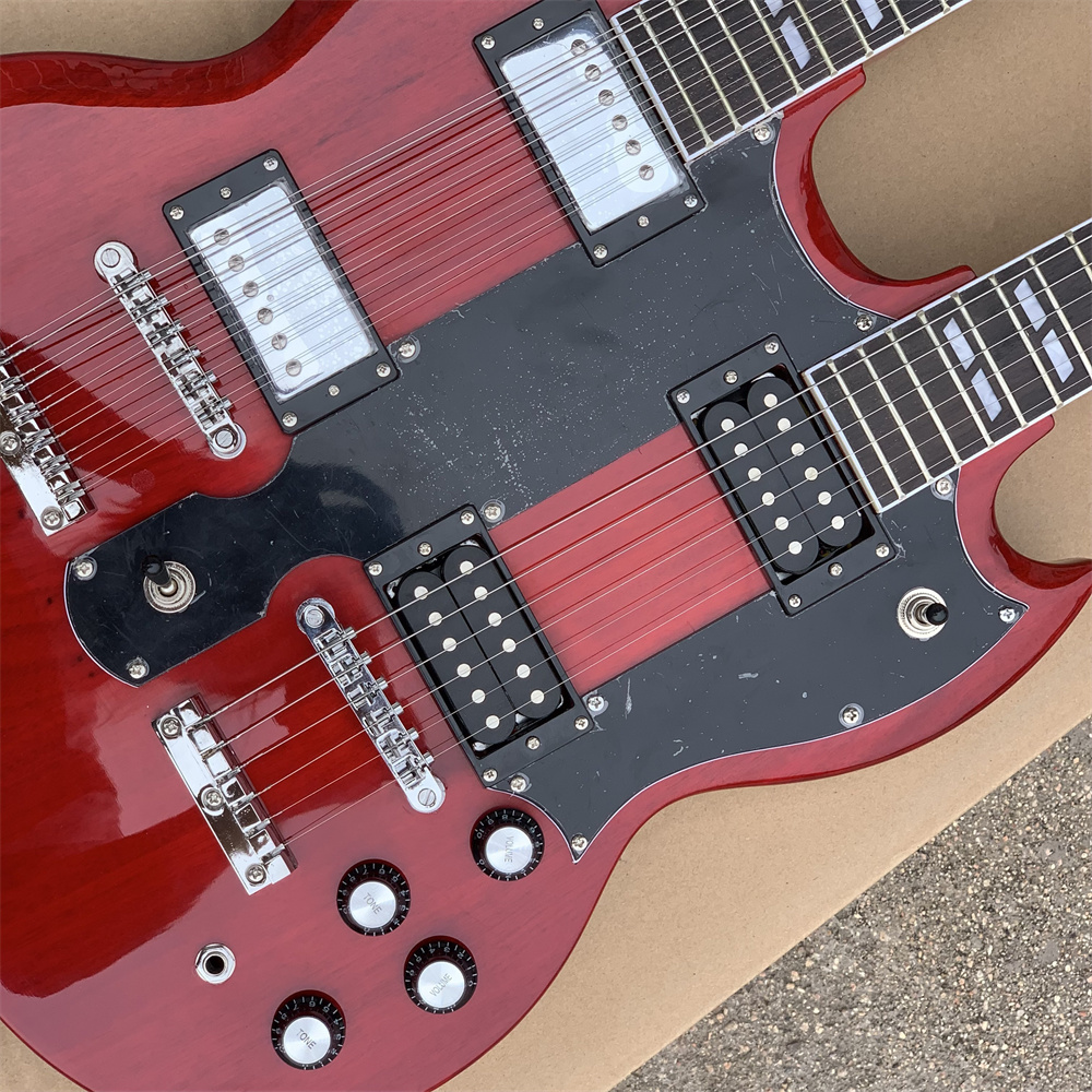 ダブルヘッド12弦エレキギター,6弦エレクトリックギター,さまざまな