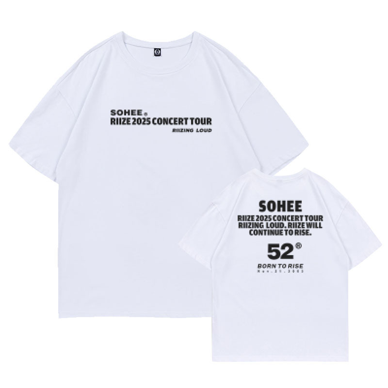 RIIZE 2025 Concert Tour RIIZING LOUD Oversized T Shirt Korean