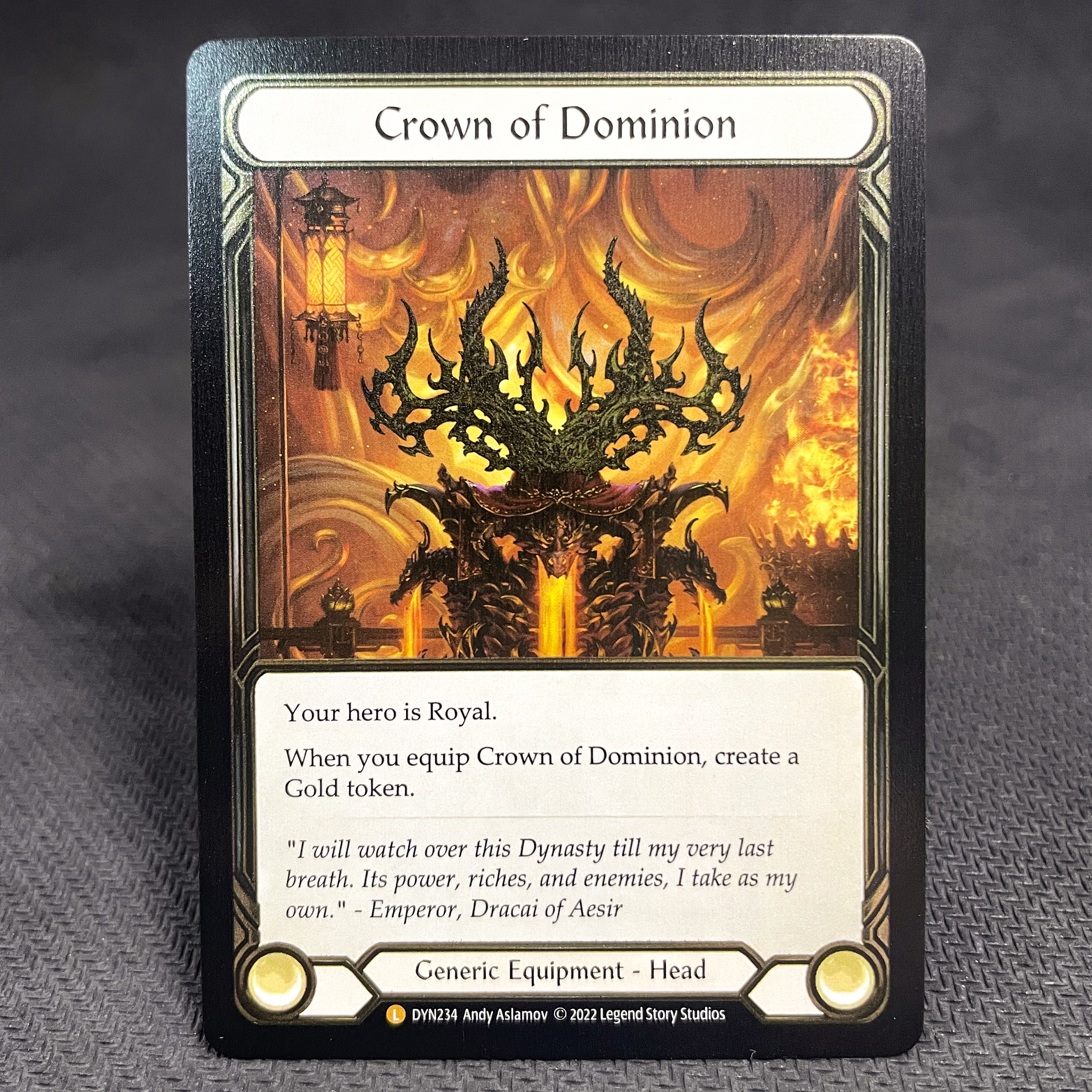 FaB】 Crown of Dominion cold foil Crown of Dominion - Dynasty