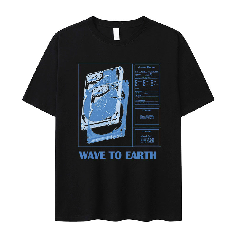 Wave To Earth 2024 Tour Album T Shirts Men's Hip Hop High Quality