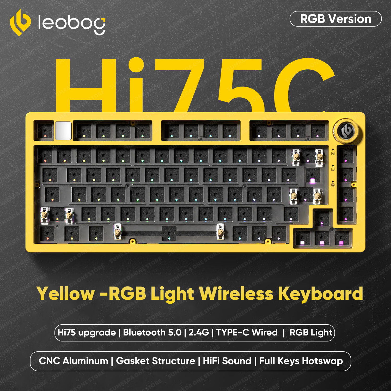 Hi75C PRO RGBキーボード 本体 Amazon.com: LEOBOG HI75C Pro Gaming