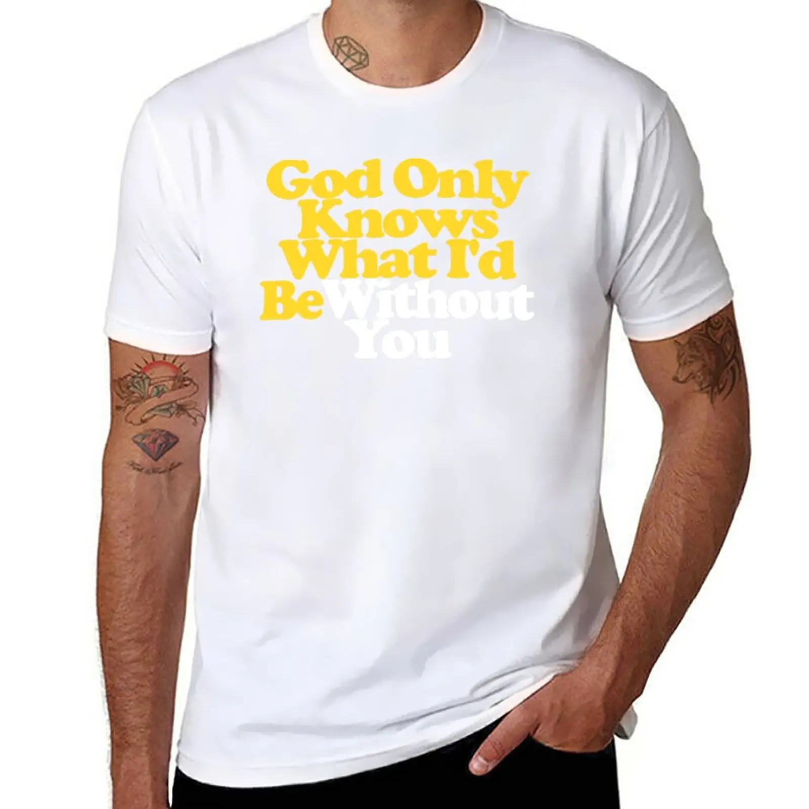 GOD ONLY KNOWS ホワイト Tシャツ Mサイズ GOD ONLY KNOWS ホワイトT