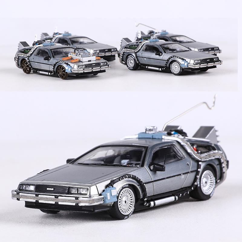 MJ 1:64 デロリアン DMC I II III バック・トゥ・ザ・フューチャー