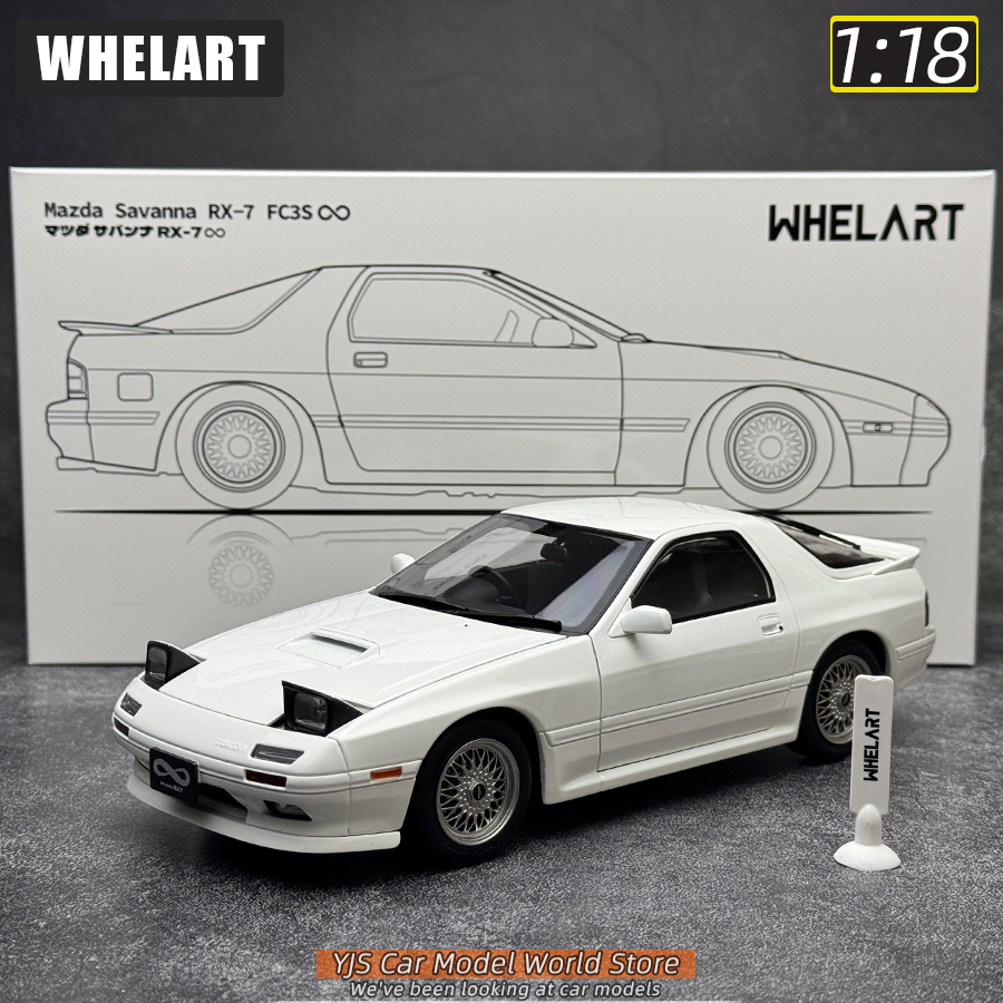 新品】1/18 WHELART マツダ サバンナ RX-7 FC3S 1/18 Mazda Savanna RX