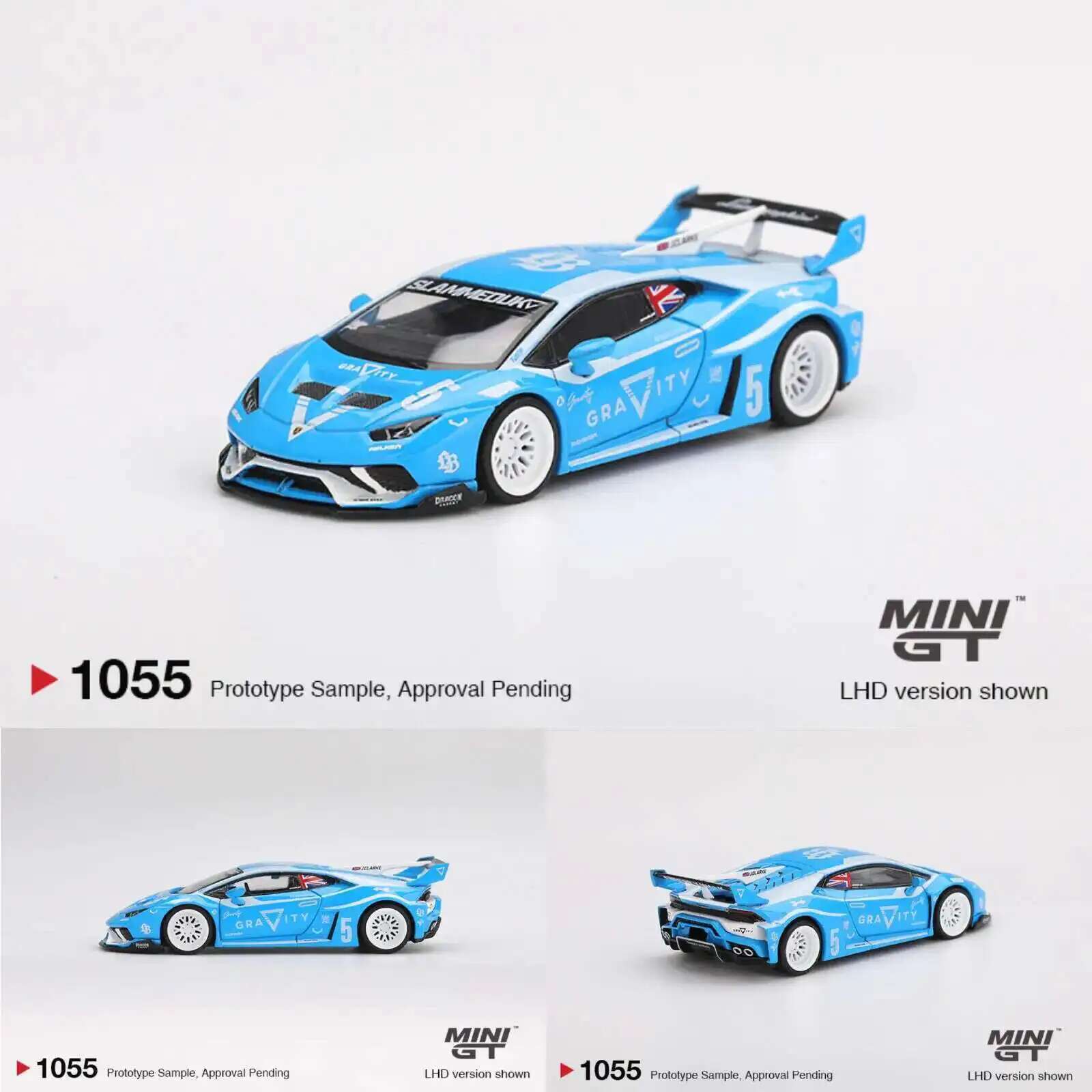 MINIGT In Stock 1055 1:64 LBWK LB WORKS Lamborghini Huracán GT