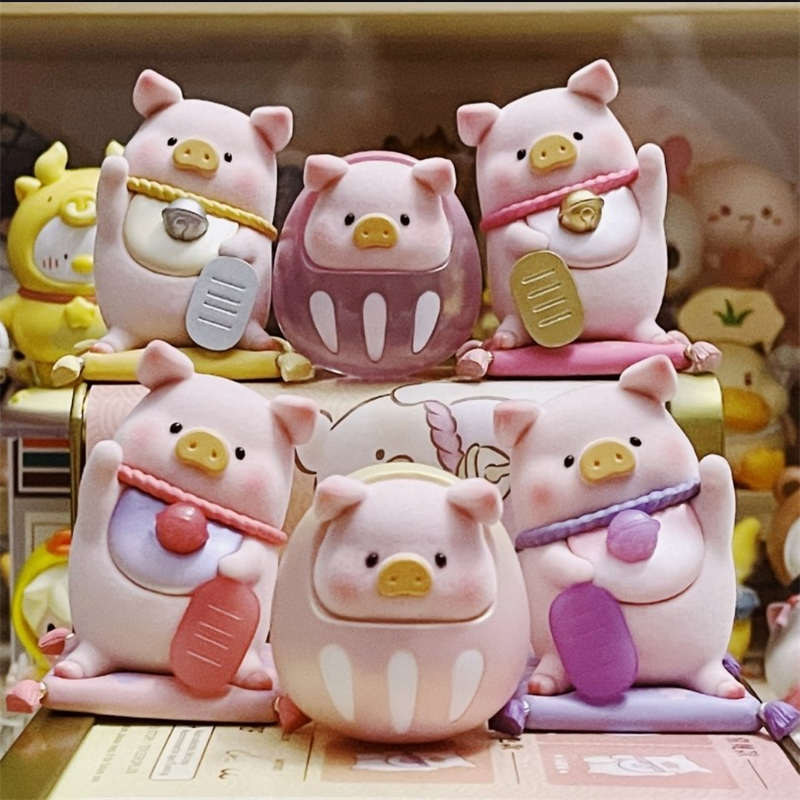 LuLu the Piggy Lucky Cat ＆ Daruma LULU Pig 52TOYS Action Figure