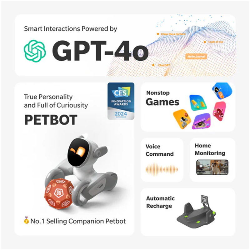 Loona-Original Robot Dog Toy para Crianças, Cães Robôs