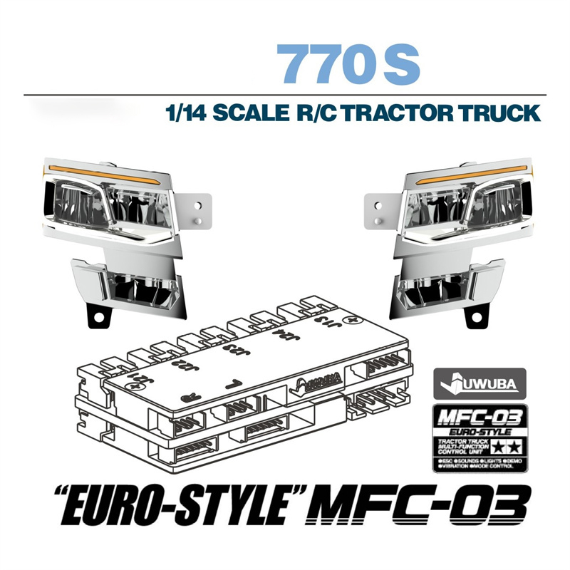 770S LED 5V Headlight Lighting System Lamp for 1/14 Tamiya RC