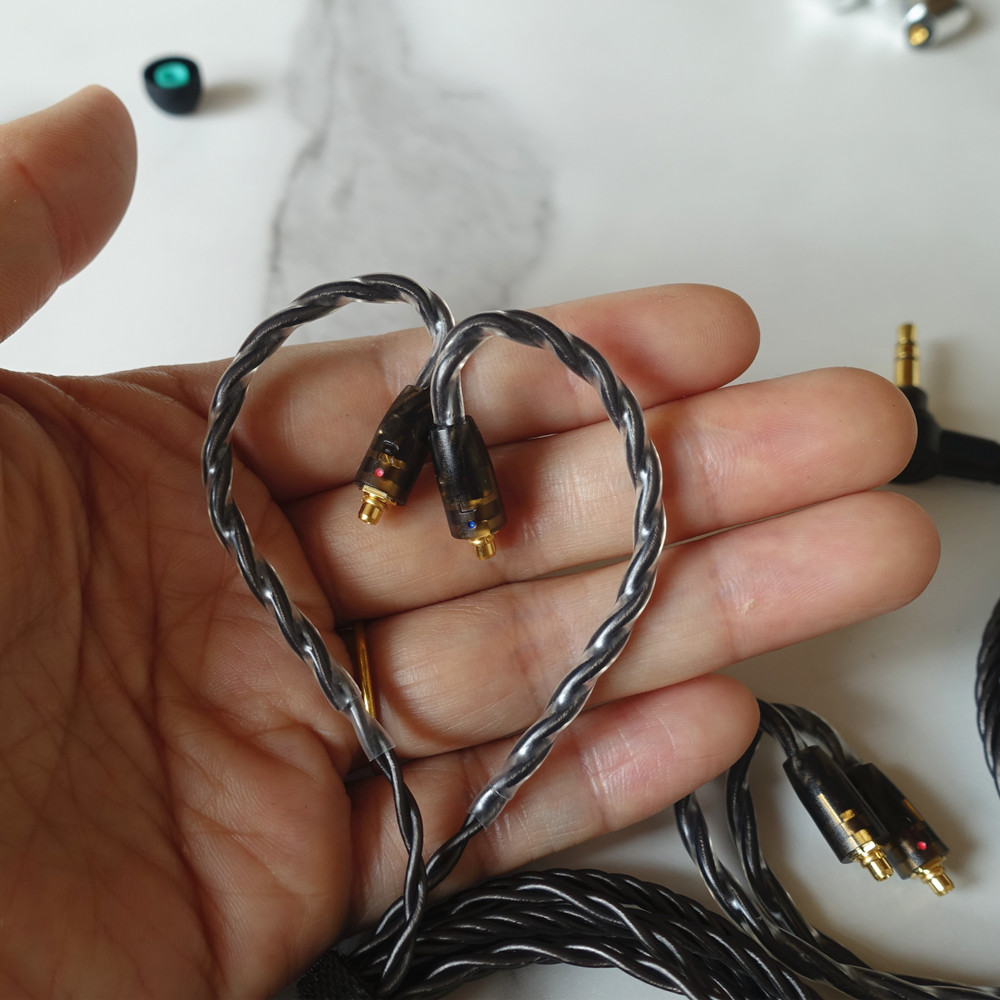 Original ALO Audio Super Smoky Litz IEM HIFI Earphone Cable 2.5