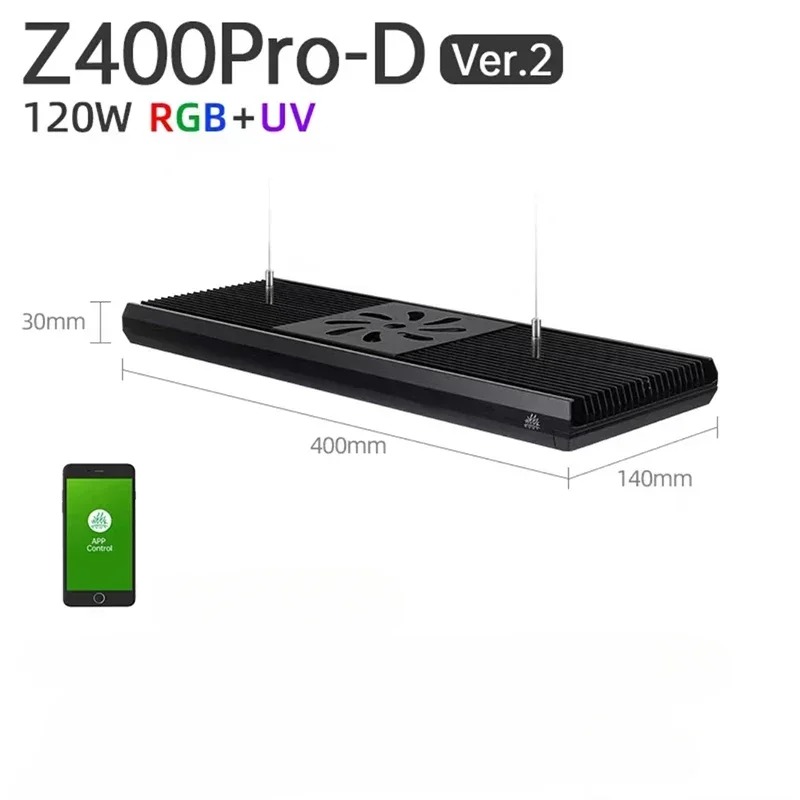 Week Aqua Aquatic Plant Light Z250 Z400 Pro RGB UV with Lens