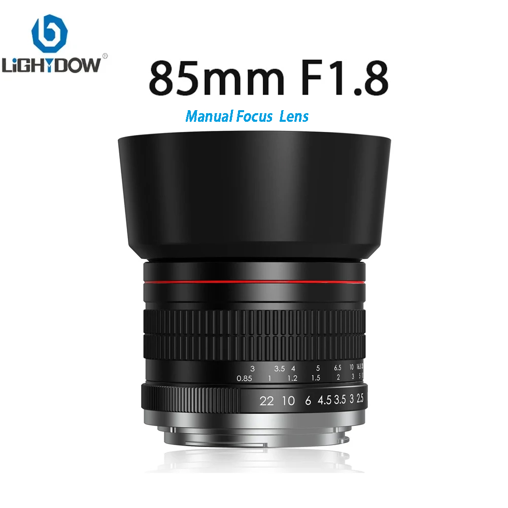 Lightdow 85mm f1.8 Portrait Lens for Nikon D3500 D850 D7500 D5600