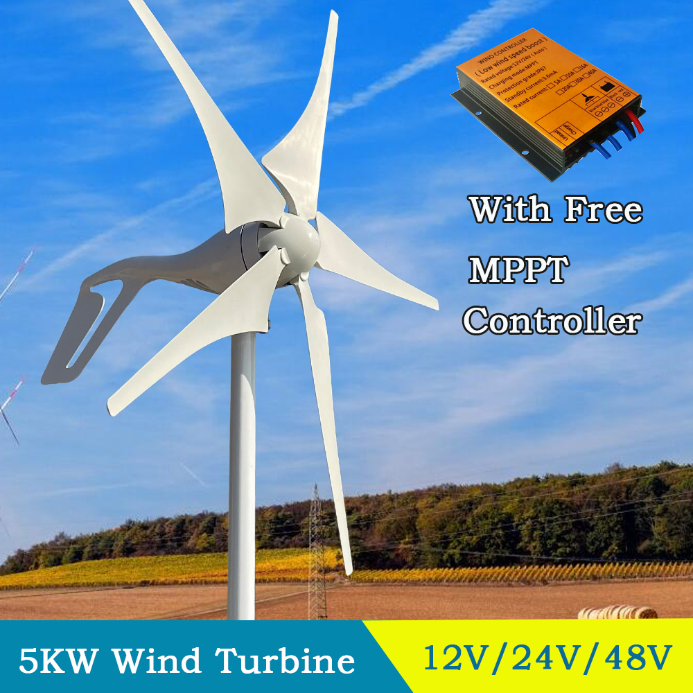 風力タービン、800 (24V) 風力タービン 800 ワット 1KW 12 V 24 V 48 V