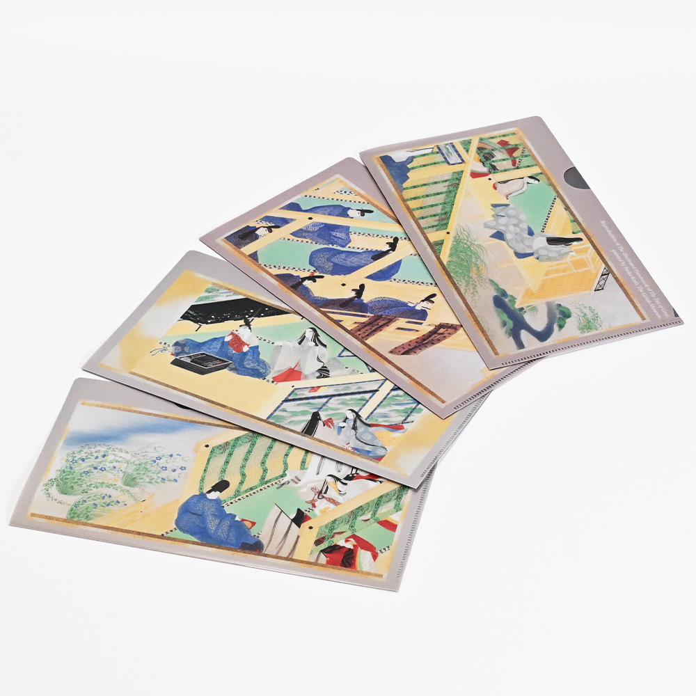 美術展ナビ 図録・グッズSHOP / チケットフォルダ「源氏物語絵巻 復元