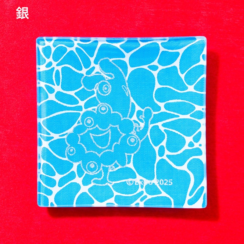 箔一 万博 ミャクミャク 箔名画 北斎 トレー 神奈川沖浪裏 凱風快晴